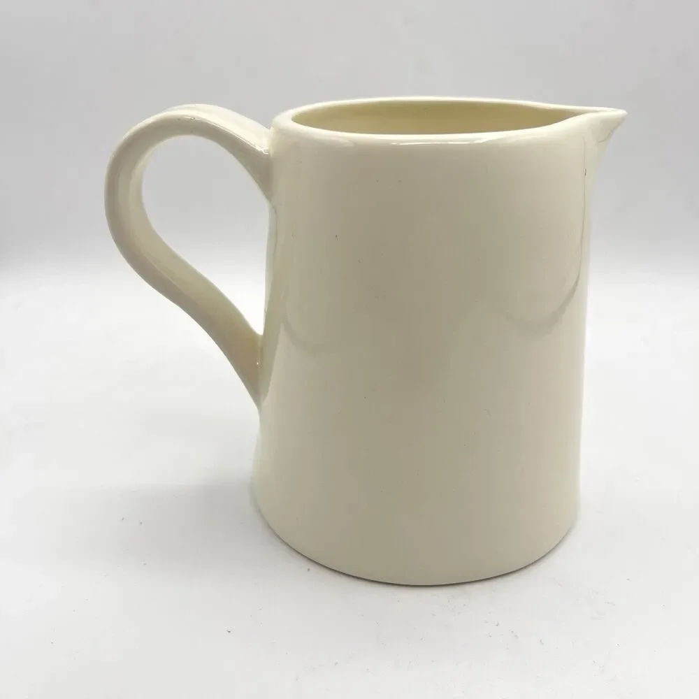 Pottery Barn Studio By Barbara Eugene Ivory White Creamer Pitcher